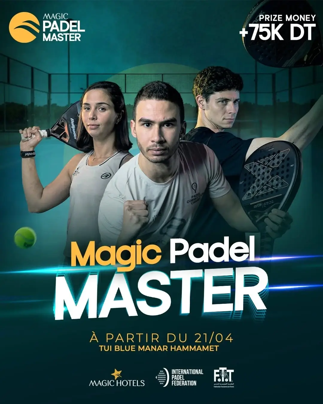 Padel Master Tournament at Magic Hôtel El Manar Tunisia